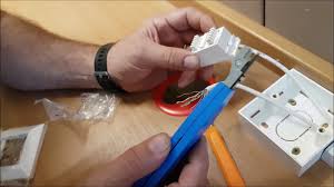 Bt to rj45 pabx secondary telephone adapter £2.95. How To Wire A Network Socket Youtube