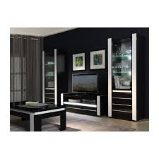 Vidaxl salon de jardin 5 pcs avec coussins résine tressée noir. Meubles Et Decorations Ensemble Meuble De Salon Lina Blanc Et Noi