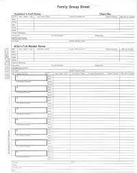 Image Result For Family Group Sheet Template Pdf Family