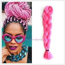 Box Braids Rosa Penteados Para Proteger O Cabelo Trancas Sinteticas Twists Você pode encontrar de várias cores e vários tamanhos. pinterest