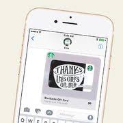 Whatever you want to say, say it with a starbucks gift card. Starbucks Get A 5 00 Gift Card When You Send A 5 00 Gift Card With Apple Pay And Imessage Redflagdeals Com