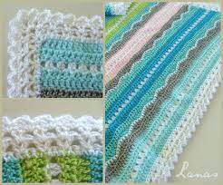 Lanas De Ana Baby Blanket Sweet Ocean Breeze Crochet Patterns Crochet Edging Crochet Projects
