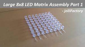 You can also buy an assembled led matrix online. Large 8x8 Led Matrix Display 8 Steps With Pictures Instructables