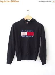 Sale 25 Vintage 90 39 S Tommy Hilfiger Jeans Big Logo Patches 80 39 S Hip Hop Embroidery Women Hoodie Swe Tommy Hilfiger Jeans Sweater Hoodie Hoodies Womens