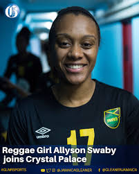 Reggae Girlz defender Allyson Swaby has added to the cohort of Jamaicans in  the Barclays Women's Super League as she penned a two-year contract with  Crystal Palace, leaving Italian club AC Milan,