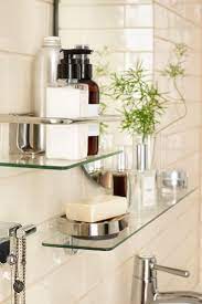 30 Best Bathroom Wall Shelf Ideas For Sprucing Interiorsherpa Glass Bathroom Bathroom Wall Shelves Glass Bathroom Shelves