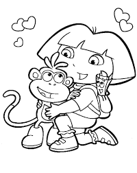 Free, printable coloring pages for adults that are not only fun but extremely relaxing. Drawing Dora The Explorer 29996 Cartoons Printable Coloring Pages
