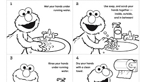 Lihat ide lainnya tentang mencuci tangan, halaman mewarnai, gambar. Step By Step Handwashing With Elmo Kids Pbs Kids For Parents