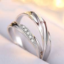 For example, a gorgeous diamond in a simple setting, or a harmonious three stone ring is something that will always be around. White Gold Plated Simple Promise Rings For Couples In 925 Sterling Silver