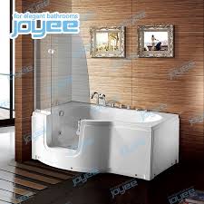 The majority of tubs will come with an inward swinging door but. China Joyee Good Quality High Glass Door Indoor Jacuzzi Walk In Bathtub Corner For Seniors With Shower Faucet China Spa Bathtub Hot Tub