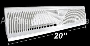 Installing baseboard isn't something every homeowner can do. Baseboard Register Diffuser 20 White
