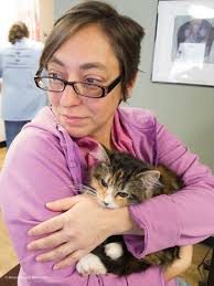 Yesterday, SSAS had the pleasure of spaying and neutering 40+ cats. Bobbie  Beitzel, cat mom extraordinaire, brought in her Tiki yesterday for surgery.  Volunteer Kris Ritz Perry worked in recovery yesterday and