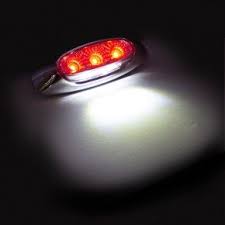 Clearance Marker Lights 5 Led Reflector Clearance Marker Light Red Led Clear Lens In 2020 Red Led Reflectors Light Accessories