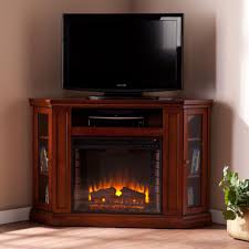 This media fireplace is the perfect combination of the media cabinet and electric fireplace that brings heat, ambiance, and style to any room. Hudson 48 In W Convertible Media Electric Fireplace In Brown Mahogany Hd90503 The Home Depot Corner Fireplace Tv Stand Corner Electric Fireplace Electric Fireplace Media Console