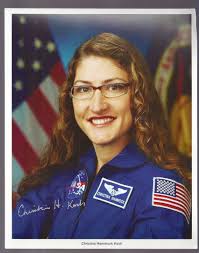 AUTOGRAPH, HAND SIGNED ASTRONAUT CHRISTINA HAMMOND KOCK ,Official Nasa  Photo