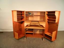 1950 Compact Home Office Desk In Mahogany And Blond Wood For Sale At 1stdibs