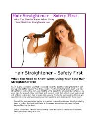 May 05, 2020 · just be sure safety is foremost in your mind. Safety Tips For Your Best Hair Straightener Iron By Designsauthority Com Issuu