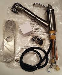 Kitchen faucet & sink sets. Home Garden Tuscany Chrome Finish 1 Handle Easy Pull Down Kitchen Faucet Nib New Faucets