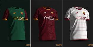 As roma verkündet new balance trikot deal. Classy New Balance As Roma 2021 22 Heim Auswarts Dritte Konzept Trikots Nur Fussball