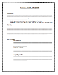 Reflective Essay Outline Template Essay Outline Template Essay Outline Essay
