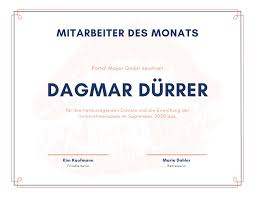Mitarbeiter des monats vorlage lustig. Seite 5 Kostenlose Vorlagen Fur Zertifikate Canva