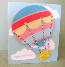 hot air balloon greeting cards ideas