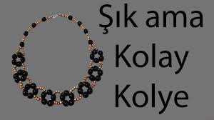Kolye Yapimi Boncuktan Kolyeler Boncuk Kolyeler Boncuklu Bileklikler