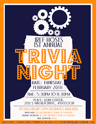 Trivia Night Trivia Night Trivia Night Flyer Free Trivia