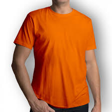 50 gambar desain baju kaos yang dapat di edit menjadi. Kaos Polos Orange Pesan Kaos Polos Orange Lengan Pendek Simplivi