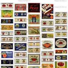 miniature dollhouse canned food labels props 1 12 scale 1 12 etsy