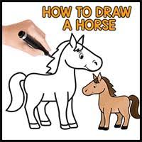 It's a very simple concept, and i chose to make this tut because i have been seeing more and more mustangs on the road and more. How To Draw Cartoon Horses Realistic Horses Drawing Tutorials Drawing How To Draw Horses Drawing Lessons Step By Step Techniques For Cartoons Illustrations