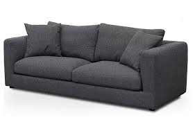 Adell 2 Seater Sofa Dark Grey Modern Sofas Geelong By Interior Secrets Modern Grey Sofa Sofa 2 Seater Sofa