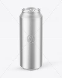 Download Matte Metallic Drink Can Mockup In Can Mockups On Yellow Images Object Mockups