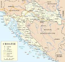La croatie est un pays des balkans en europe centrale et du sud qui s'étend de l'extrémité orientale des alpes jusqu'aux bords de la danube et de la mer adriatique. Cartes De Croatie Et Geographie Croate Croatie Tourisme