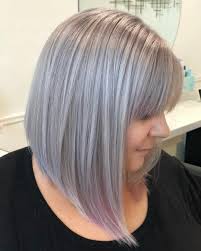 Best fringe hairstyles for men. Inverted Bob With Bangs Haircut Jelitaf
