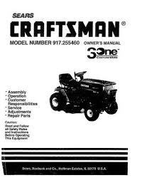 Ran rough but figured it out so i ordered a new air vane spring and a governor spring and should be in on monday. Sears Craftsman Lawn Mower Model 917 255460 By Glsense Issuu
