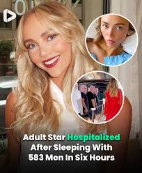 I guess 583 guys in a day isn't that good for your body." 😳