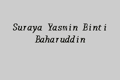 Here's the list of the lawyer: Suraya Yasmin Binti Baharuddin Peguam In Desa Petaling