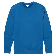 Sunspel Sweat Top Crewneck Cobalt Blue Bei Kickz Com