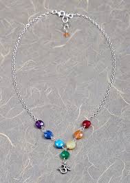 Om Chakra Gemstone Necklace Chakra Jewelry Gemstone Necklace Healing Gemstones Jewelry