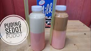 Botol cantik 350 ml sinom milk grass jelly pudot es buah viral mix berry. Ide Bisnis Simple Pudot Puding Sedot Dari Moiaa Silky Puding Youtube