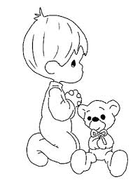 Precious moments quotes precious moments coloring pages precious moments figurines diy crafts for home decor comic pictures christmas precious moments coloring pages baby books friends forever watercolors good times stationary card making cross stitch princess zelda. Precious Moments Coloring Page Boy With Teddy Bear All Kids Network