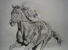 Pencil Drawing Race Horse Horse Sketch Horse Artwork Horse Drawings