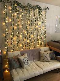 led wall vine lights dorm room decor bedroom aesthetic hanging basket light shade