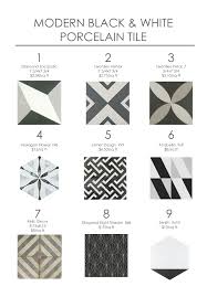 Shop for white porcelain vases at cb2. One Room Challenge Week 2 Black And White Patterned Tiles Lauren Koster Creative