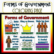 Justin is also the author of a children's book and coloring book entitled the great whoopie pie debate, aimed at educating students about how their own government works. Forms Of Government Coloring Page Civics Ss 7 C 3 1 By Civics Studies