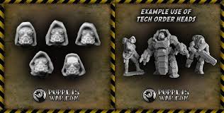 New Product Today Set Of Tech Order Heads Http Puppetswar Com Product Php Id Product 572 Resin 28mm Scale Puppetswar Heads Bits Wargaming Puppets War