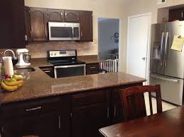 How to restain oak cabinets. Gel Staining Kitchen Cabinets For An Easy Thrifty Update