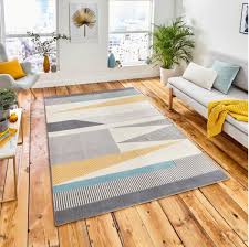 ✓ livraison rapide et ✓ satisfait ou remboursé. Tapis Toronto Gris Bleu Jaune 120 X 170 Bobochic Tapis Jaune Gris Bleu Jaune Jaune Et Bleu