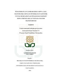 Soal dan jawaban uji kompetensi 3 transformasi matematika. Http Digilib Uin Suka Ac Id 22516 1 12600027 Bab I Iv Atau V Daftar Pustaka Pdf